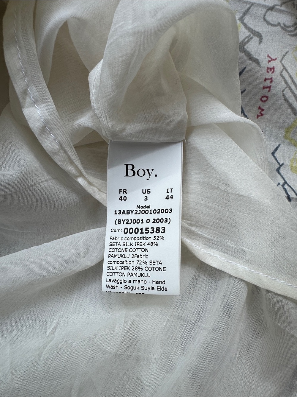 Boy. by Band Of Outsiders Cream Skirt with National Park Mountain Print - Picture 5 of 7